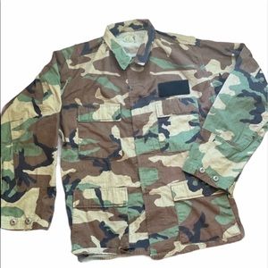 Vintage Camouflage Air Force Combat Jacket…